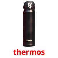 thermos picture flashcards