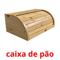 caixa de pão cartões com imagens