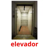 elevador cartões com imagens