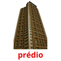 prédio cartões com imagens