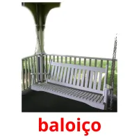 baloiço cartões com imagens