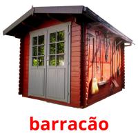 barracão Tarjetas didacticas