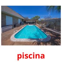 piscina picture flashcards