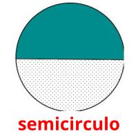 semicirculo Tarjetas didacticas