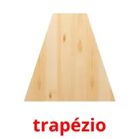 trapézio cartões com imagens