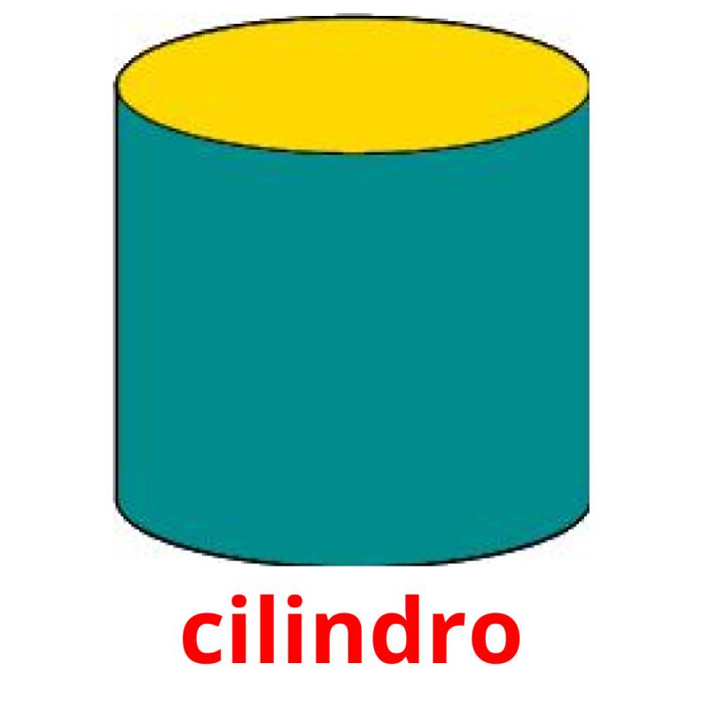 cilindro picture flashcards