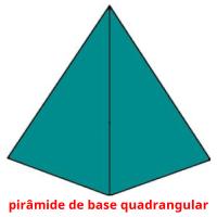 pirâmide de base quadrangular card for translate