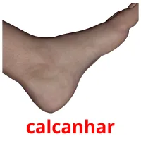 calcanhar cartões com imagens