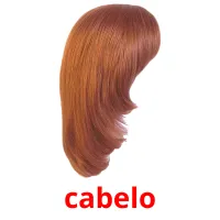 cabelo cartões com imagens