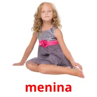 menina picture flashcards