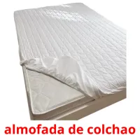 almofada de colchao picture flashcards