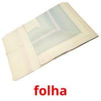 folha picture flashcards