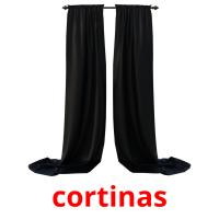 cortinas picture flashcards
