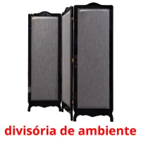 divisória de ambiente flashcards illustrate