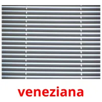 veneziana cartões com imagens