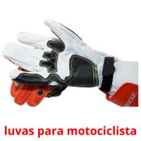 luvas para motociclista card for translate