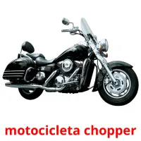 motocicleta chopper cartões com imagens