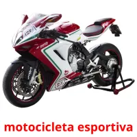 motocicleta esportiva cartões com imagens