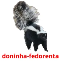 doninha-fedorenta picture flashcards