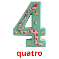 quatro picture flashcards