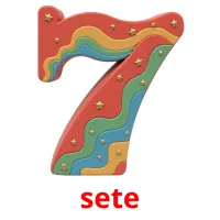 sete flashcards illustrate