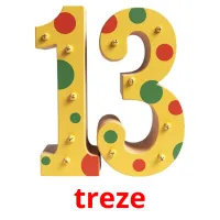 treze flashcards illustrate