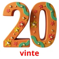 vinte flashcards illustrate