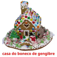 casa do boneco de gengibre cartões com imagens