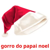 gorro do papai noel cartões com imagens