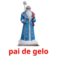 pai de gelo cartões com imagens