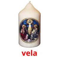 vela cartões com imagens