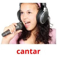 cantar cartões com imagens