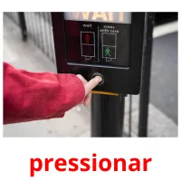 pressionar cartões com imagens