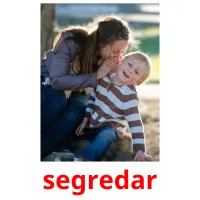 segredar cartões com imagens