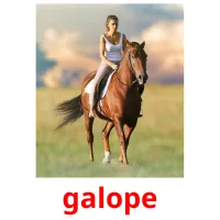 galope cartões com imagens