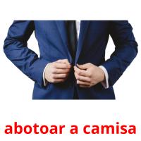 abotoar a camisa card for translate