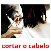 cortar o cabelo picture flashcards