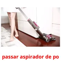 passar aspirador de po cartões com imagens