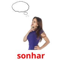 sonhar picture flashcards