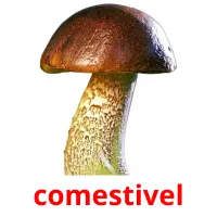 comestivel cartões com imagens