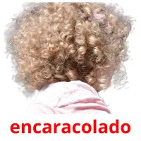 encaracolado cartões com imagens