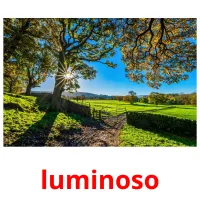 luminoso cartões com imagens