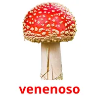 venenoso cartões com imagens