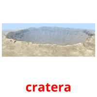 cratera picture flashcards