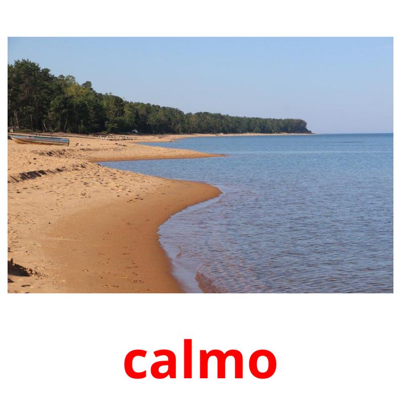calmo picture flashcards