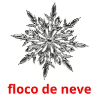 floco de neve cartões com imagens