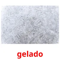 gelado cartões com imagens