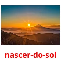 nascer-do-sol cartões com imagens