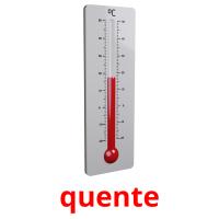 quente picture flashcards