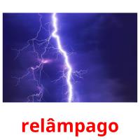 relâmpago picture flashcards